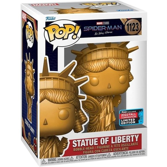 FUNKO POP! SPIDER-MAN NO WAY HOME STATUE OF LIBERTY NYCC 2022 🔥🗽🔥 - Picture 1 of 3